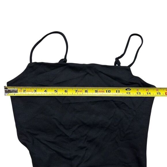 NWT Madewell Women's XS‎ Black Knit Tank Midi Dress Sleeveless Summer - Picture 7 of 10